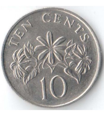 Сингапур 1989 10 центов