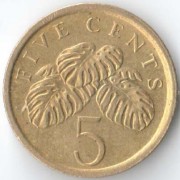 Сингапур 1985 5 центов