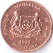 Сингапур 1992-2002 1 цент