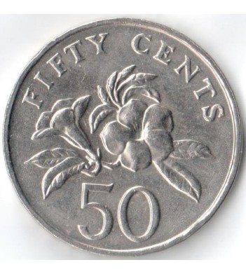 Сингапур 1992-2012 50 центов