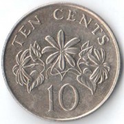 Сингапур 2011 10 центов