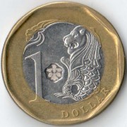 Сингапур 2014 1 доллар