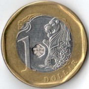 Сингапур 2016 1 доллар