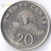 Сингапур 2011 20 центов