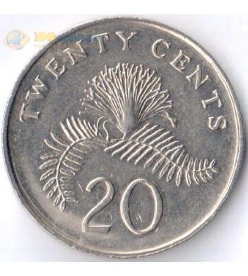Сингапур 1992-2012 20 центов