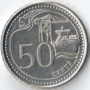 Сингапур 2013 50 центов