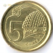 Сингапур 2013 5 центов Театр на берегу