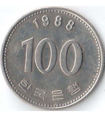 Южная Корея 1988 100 вон