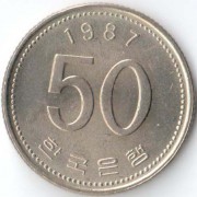 Южная Корея 1987 50 вон Южная Корея 1987 50 вон