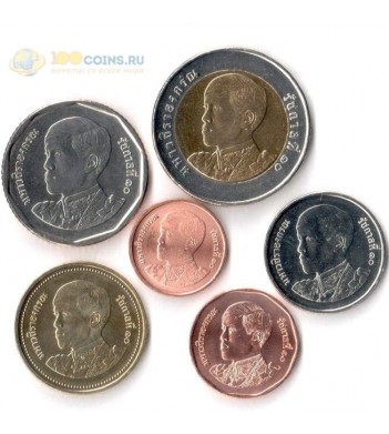 Таиланд набор 6 монет 2018 Рама X