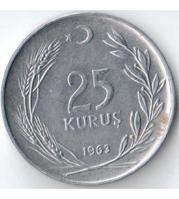 Турция 1960-1966 25 куруш