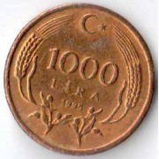 Турция 1995-1997 1000 лир
