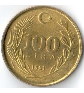 Турция 1991 100 лир