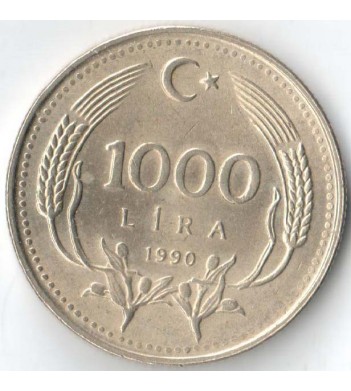 Турция 1990 1000 лир