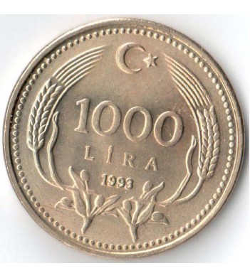 Турция 1993 1000 лир