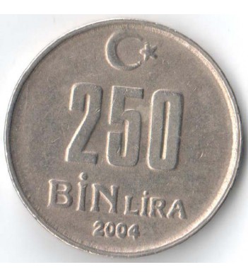 Турция 2004 250000 лир (250 бин лир)