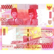 Индонезия бона 100000 рупий 2014 Индонезия бона 100000 рупий 2014