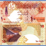 Катар бона (030) 10 риалов 2008