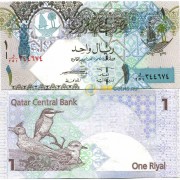 Катар бона (028a) 1 риал 2008