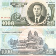 Северная Корея бона (45) 1000 вон 2006