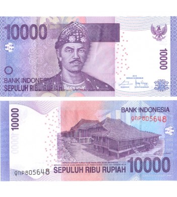 Индонезия бона 10000 рупий 2015