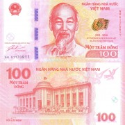 Вьетнам бона (125) 100 донг 2016 65 лет банку Вьетнам бона (125) 100 донг 2016 65 лет банку