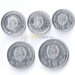 Северная Корея 2002-2008 Набор 5 монет Цветы
