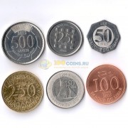 Ливан 1996-2012 набор 6 монет