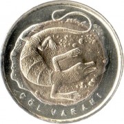 Турция 2015 1 лира Варан