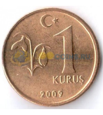 Турция 2009 1 куруш