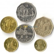 Макао 1992-2007 набор 6 монет Макао 1992-2007 набор 6 монет