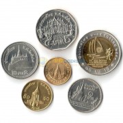 Таиланд набор 6 монет 1986-2015 Рама IX