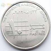 Иордания 2012 10 кирш (пиастров)