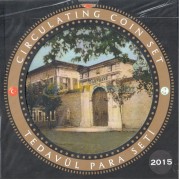 Турция Годовой набор монет 2015 с серебряным жетоном