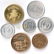 Непал набор 7 монет