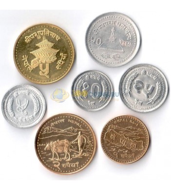 Непал набор 7 монет