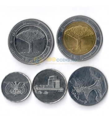 Йемен 1993-2006 набор 5 монет