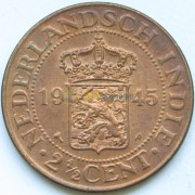 Индия Нидерландская 1945 2 1/2 цента