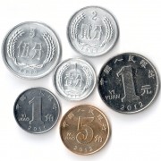 Китай 1987-2013 Набор 6 монет Китай 1987-2013 Набор 6 монет