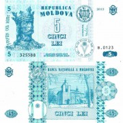 Молдавия бона (09) 5 лей 2013