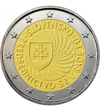 Словакия 2016 2 евро Председательство в Совете ЕС
