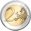 Бельгия 2015 2 евро 30 лет Флагу Европы ЕС