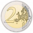Австрия 2015 2 евро 30 лет флагу Европейского союза