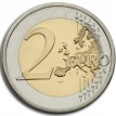 Италия 2018 2 евро 70 лет Республике Италия