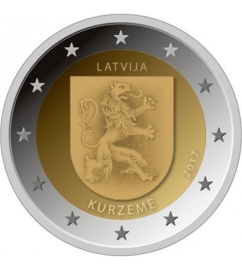 Латвия 2017 2 евро Курземе