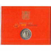 Ватикан 2016 2 евро Жандармерия Ватикан 2016 2 евро Жандармерия