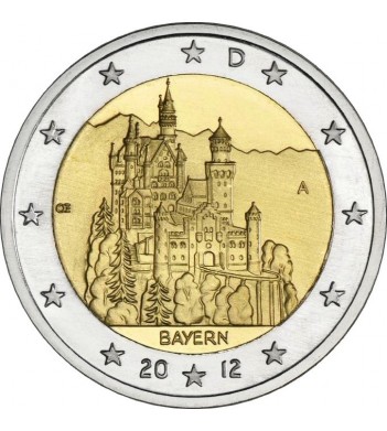 Германия 2012 2 евро Бавария