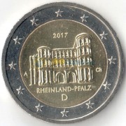 Германия 2017 2 евро Рейнланд-Пфальц A