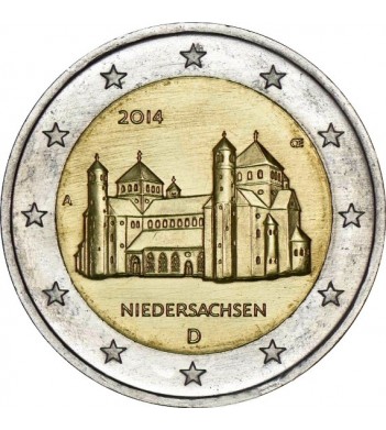 Германия 2014 2 евро Нижняя Саксония F