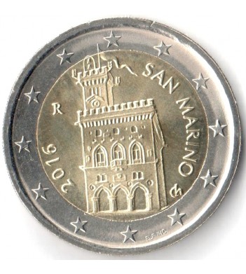 Сан-Марино 2016 2 евро Резиденция парламента